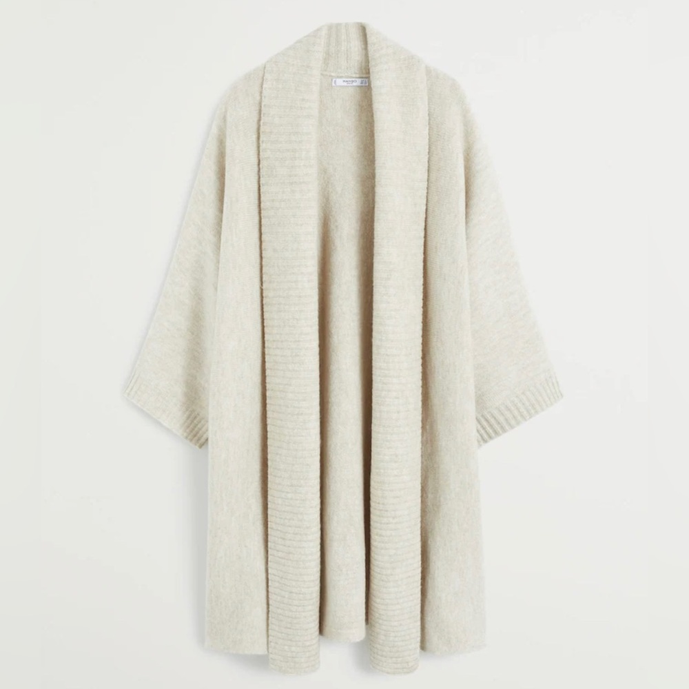 Mango Knit long cardigan